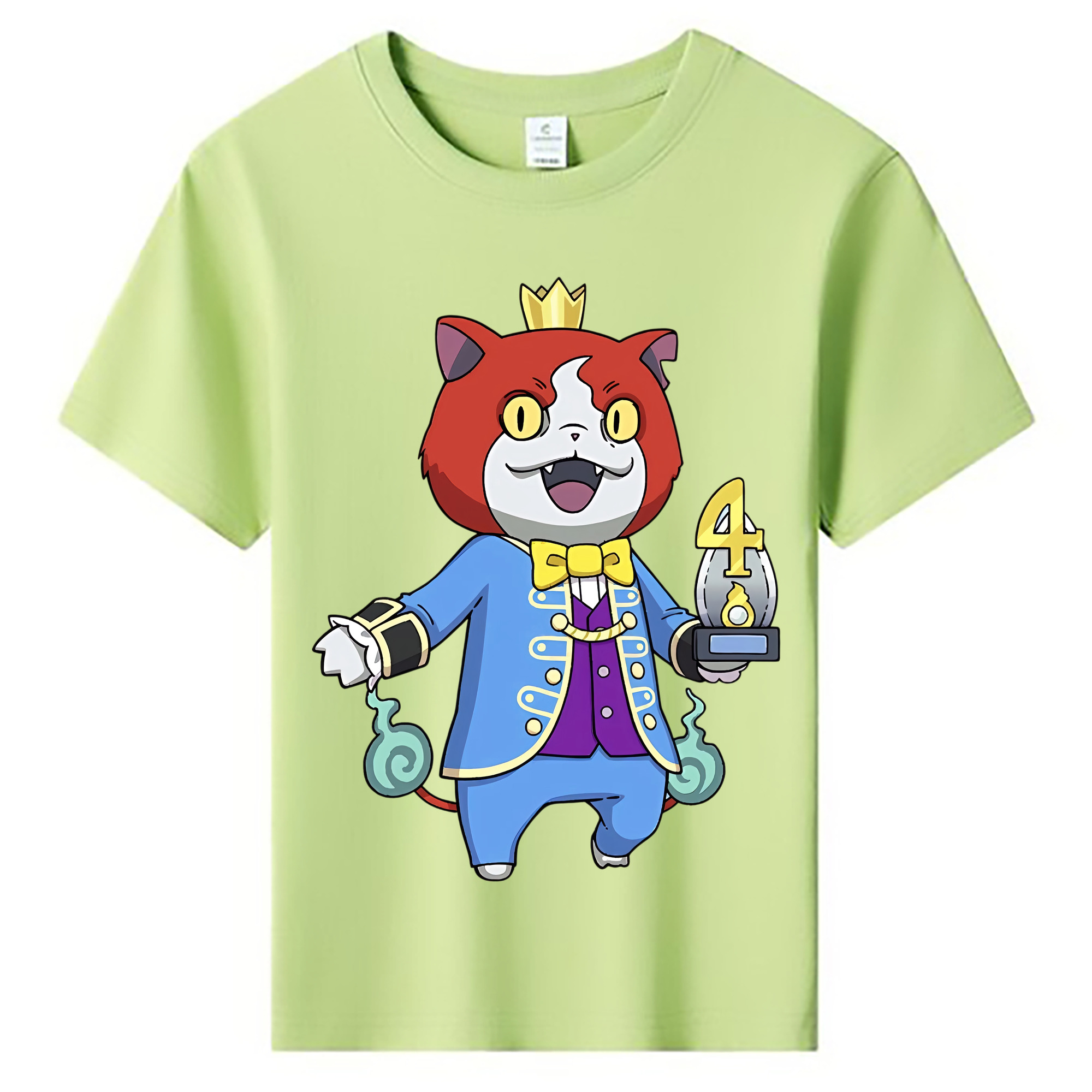 （画像用） 妖怪ウォッチ Yo-kai Watch 綿100％キッズTシャツ（フロントプリント）
